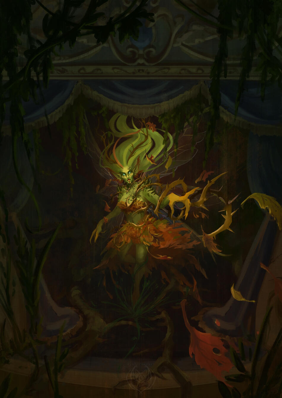 Commission - Corrupted Goddess